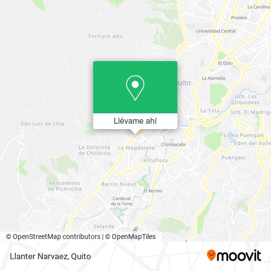 Mapa de Llanter Narvaez