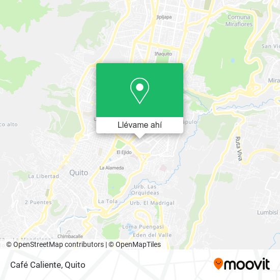 Mapa de Café Caliente