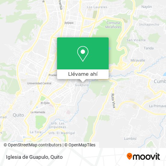 Mapa de Iglesia de Guapulo