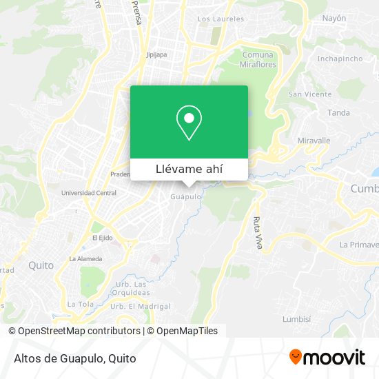 Mapa de Altos de Guapulo