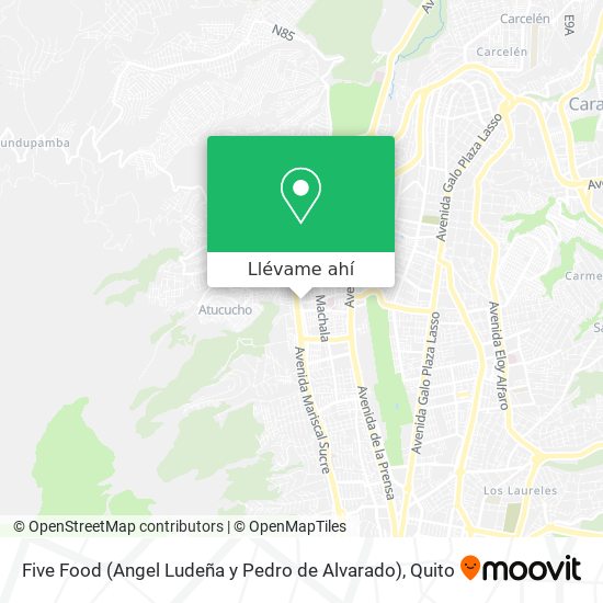 Mapa de Five Food (Angel Ludeña y Pedro de Alvarado)