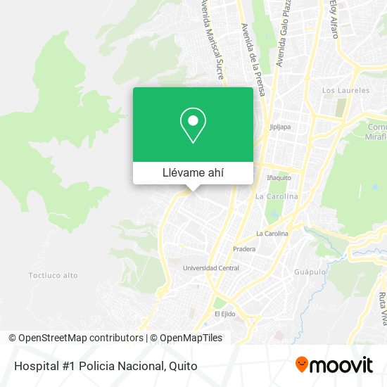 Mapa de Hospital #1 Policia Nacional