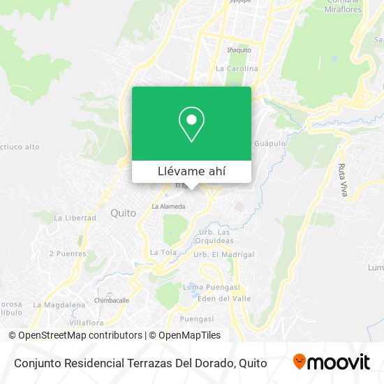 Mapa de Conjunto Residencial Terrazas Del Dorado