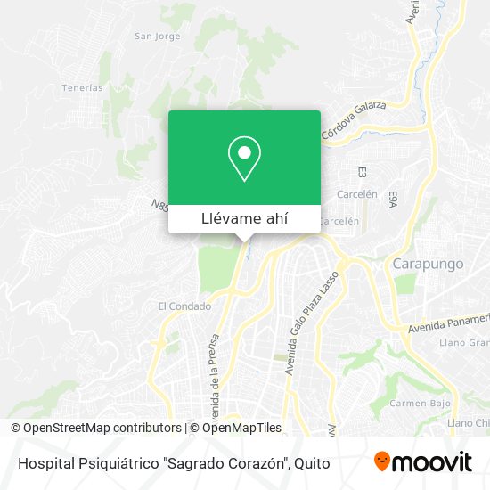 Mapa de Hospital Psiquiátrico "Sagrado Corazón"