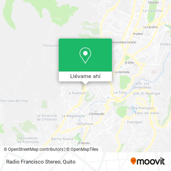 Mapa de Radio Francisco Stereo