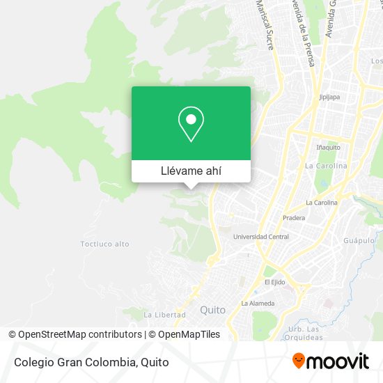 Mapa de Colegio Gran Colombia