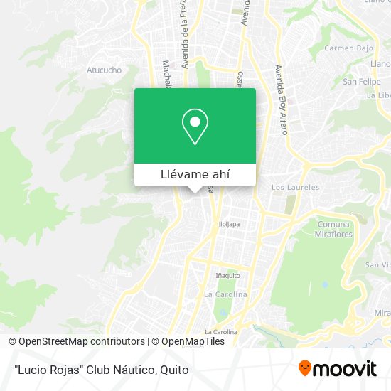 Mapa de "Lucio Rojas" Club Náutico