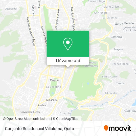 Mapa de Conjunto Residencial Villaloma