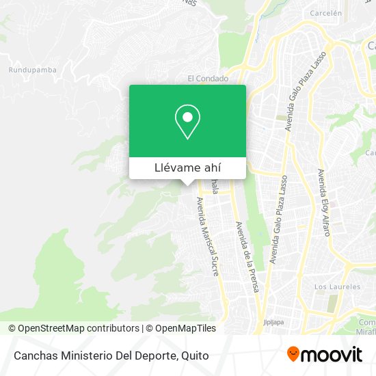 Mapa de Canchas Ministerio Del Deporte