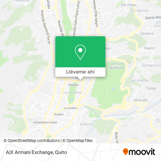 Mapa de A|X Armani Exchange