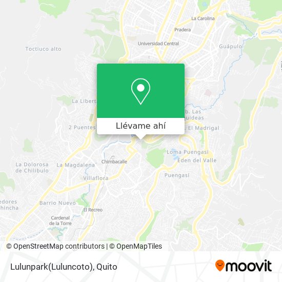 Mapa de Lulunpark(Luluncoto)