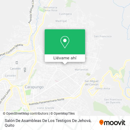 Mapa de Salón De Asambleas De Los Testigos De Jehová