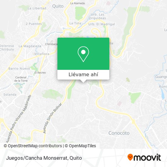 Mapa de Juegos/Cancha Monserrat