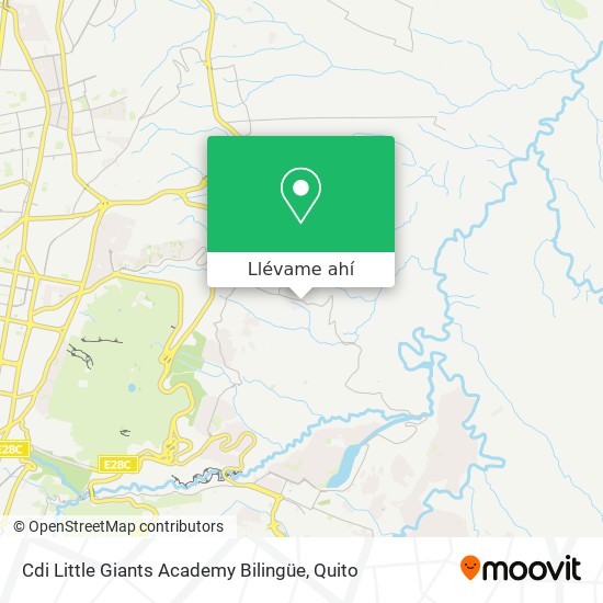 Mapa de Cdi Little Giants Academy Bilingüe