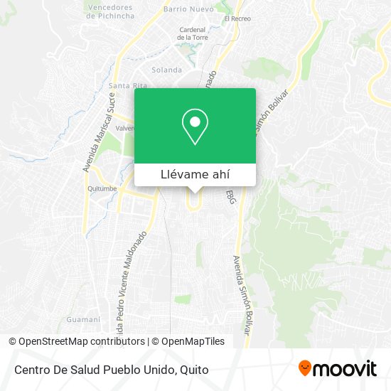 Mapa de Centro De Salud Pueblo Unido