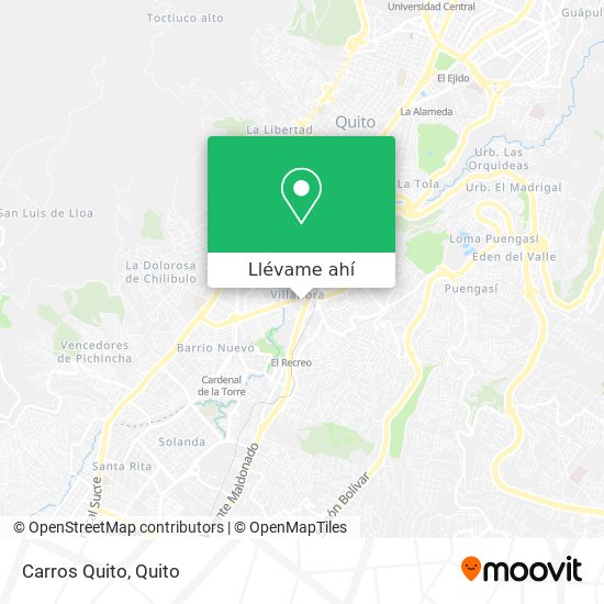 Mapa de Carros Quito