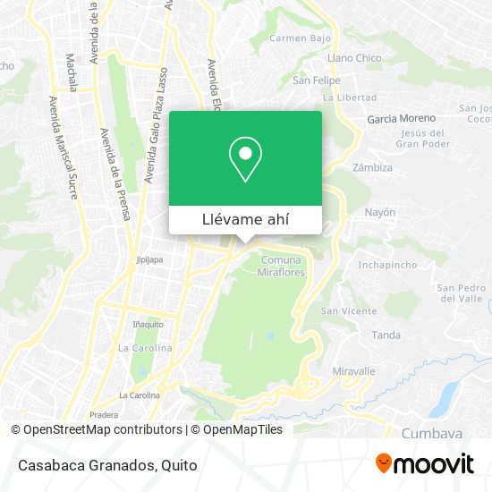 Mapa de Casabaca Granados