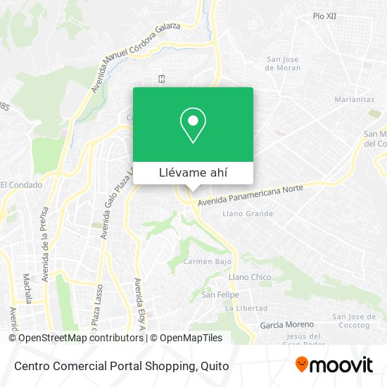 Mapa de Centro Comercial Portal Shopping