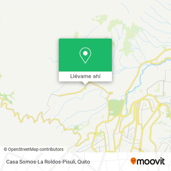 Mapa de Casa Somos-La Roldos-Pisuli