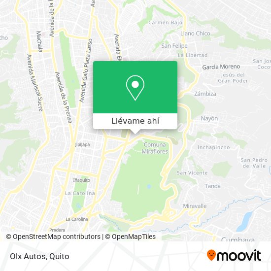 Mapa de Olx Autos