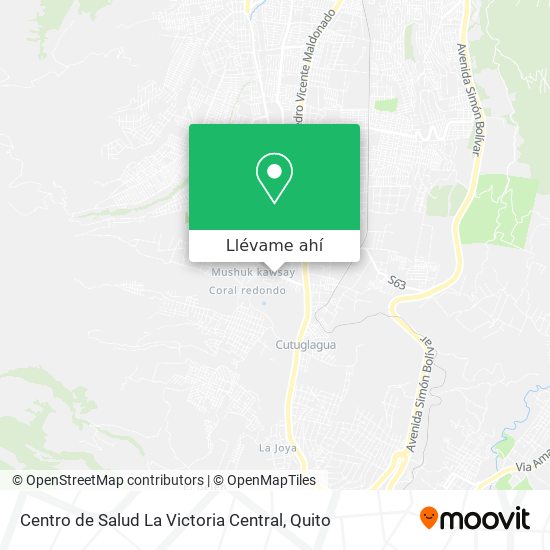 Mapa de Centro de Salud La Victoria Central