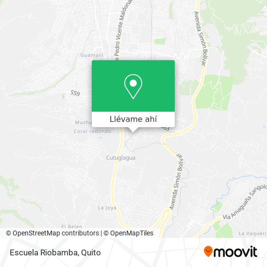 Mapa de Escuela Riobamba