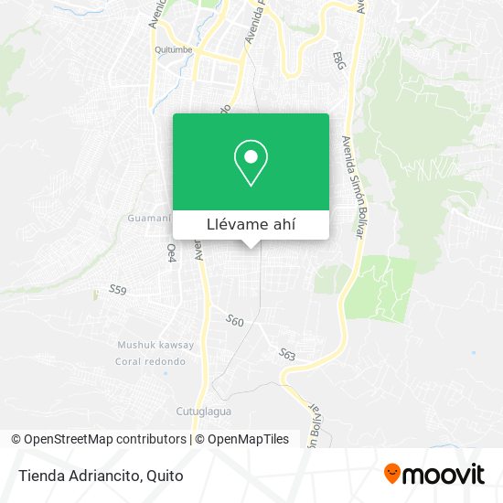 Mapa de Tienda Adriancito