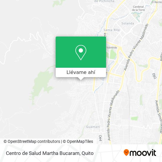 Mapa de Centro de Salud Martha Bucaram