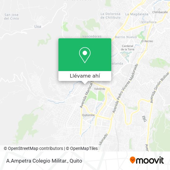 Mapa de A.Ampetra Colegio Militar.
