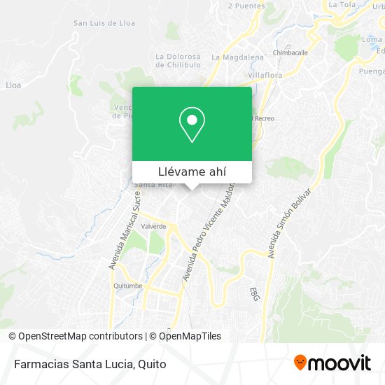 Mapa de Farmacias Santa Lucia