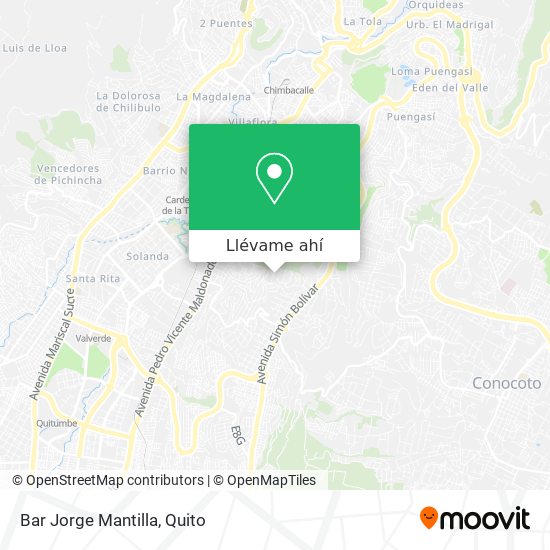 Mapa de Bar Jorge Mantilla