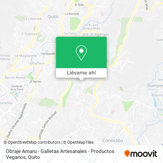 Mapa de Obraje Amaru - Galletas Artesanales - Productos Veganos