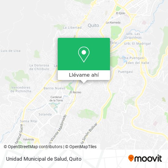 Mapa de Unidad Municipal de Salud