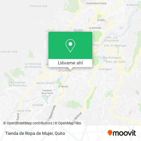 Cómo llegar a Tienda de Ropa de Mujer en Quito en Autobús?