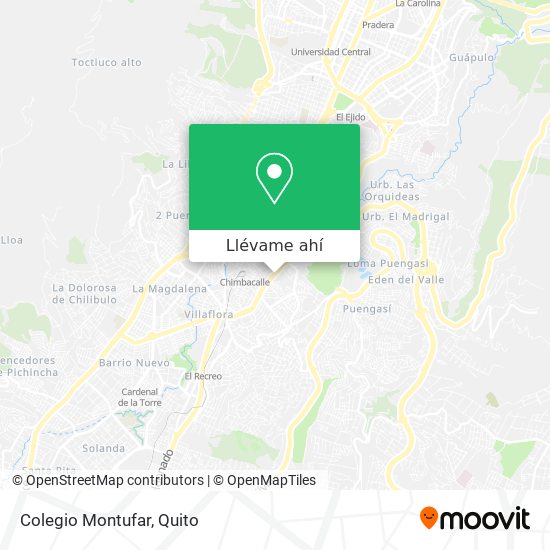 Mapa de Colegio Montufar