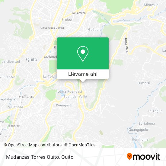 Mapa de Mudanzas Torres Quito