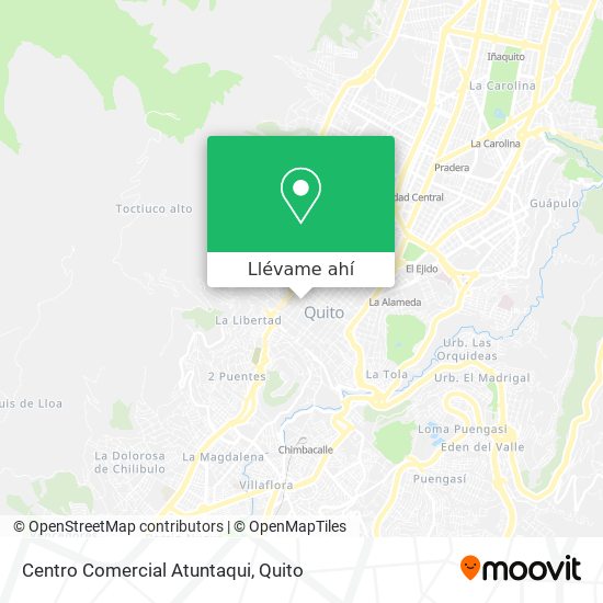 Mapa de Centro Comercial Atuntaqui