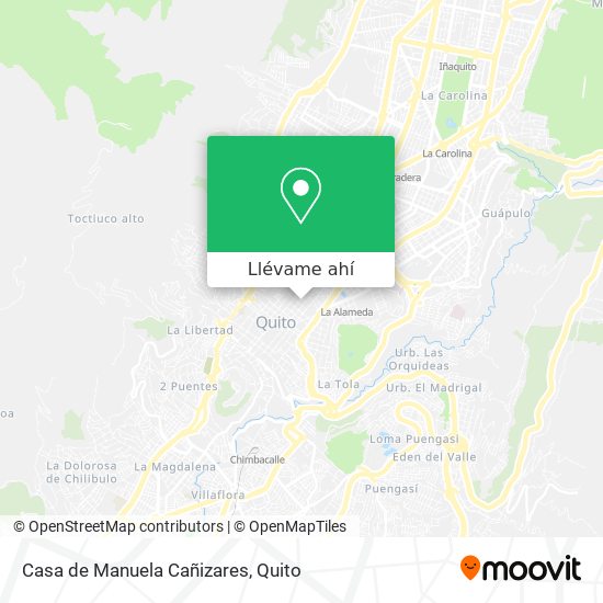 Mapa de Casa de Manuela Cañizares