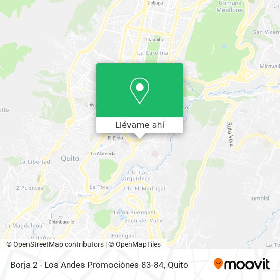 Mapa de Borja 2 - Los Andes Promociónes 83-84