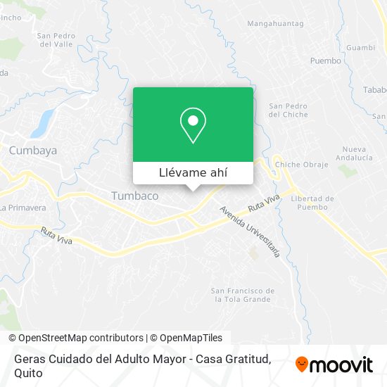 Mapa de Geras Cuidado del Adulto Mayor - Casa Gratitud