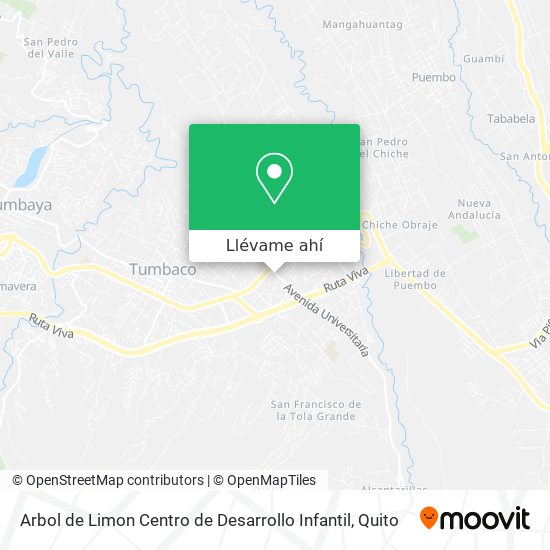 Mapa de Arbol de Limon Centro de Desarrollo Infantil