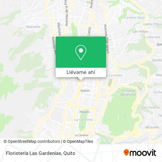 Cómo llegar a Floristería Las Gardenias en Quito en Autobús?