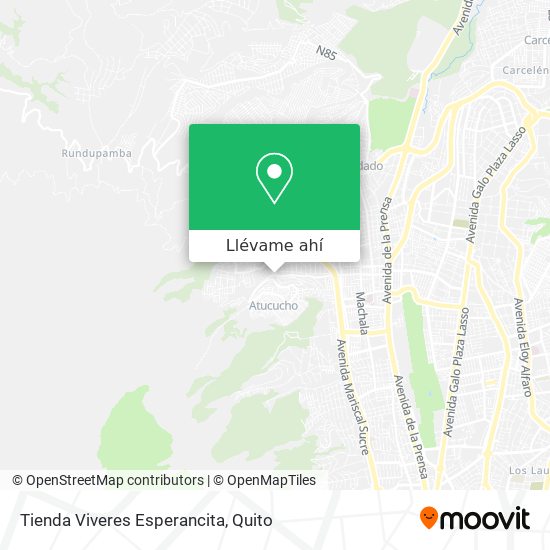 Mapa de Tienda Viveres Esperancita