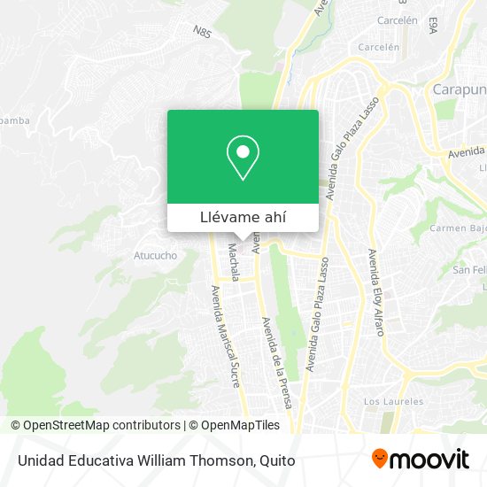 Mapa de Unidad Educativa William Thomson