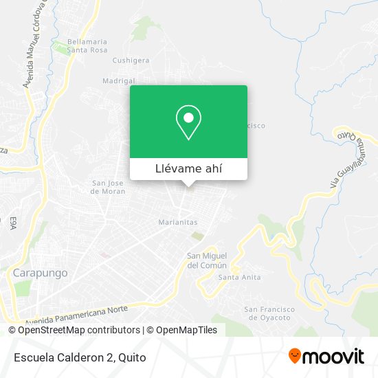 Mapa de Escuela Calderon 2