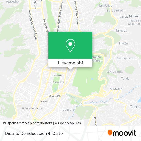 Mapa de Distrito De Educación 4