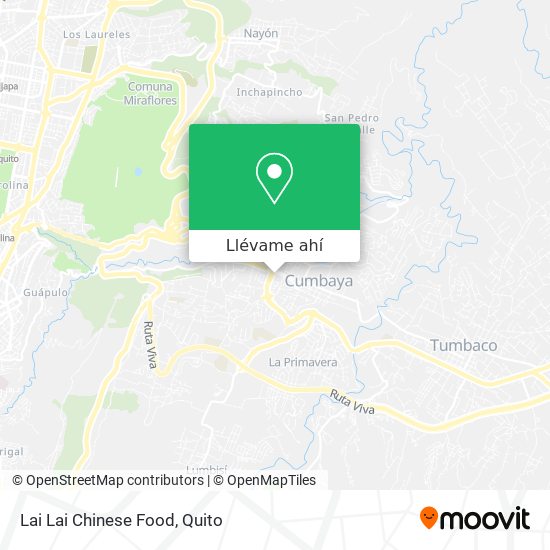 Mapa de Lai Lai Chinese Food