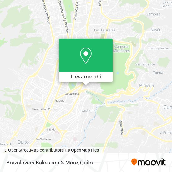 Mapa de Brazolovers Bakeshop & More