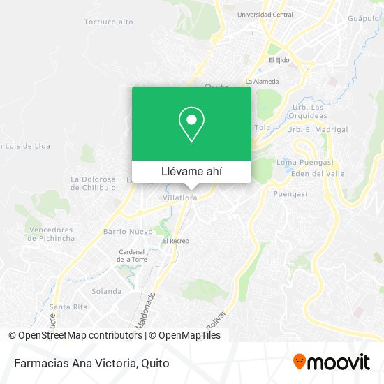 Mapa de Farmacias Ana Victoria