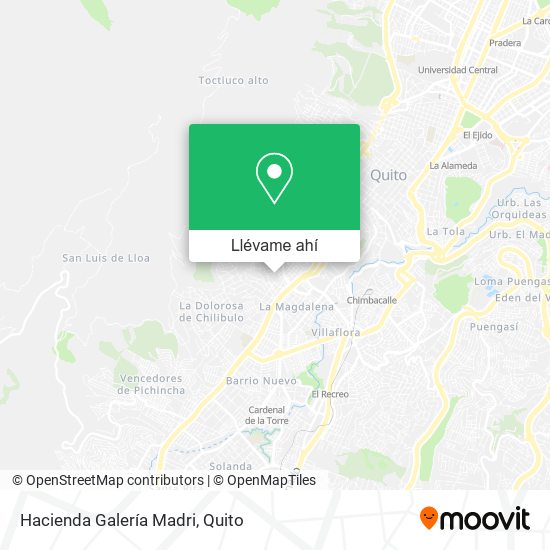 Mapa de Hacienda Galería Madri
